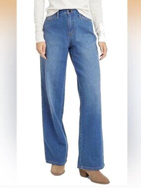 UNIVERSAL THREAD Women's‎ 18 Long High-Rise Relaxed Wide Leg Denim Jeans